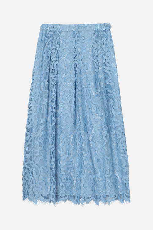 Falda Larga Arabesque Ligera - Denim