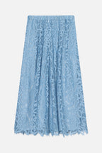 Falda Larga Light Arabesque - Denim