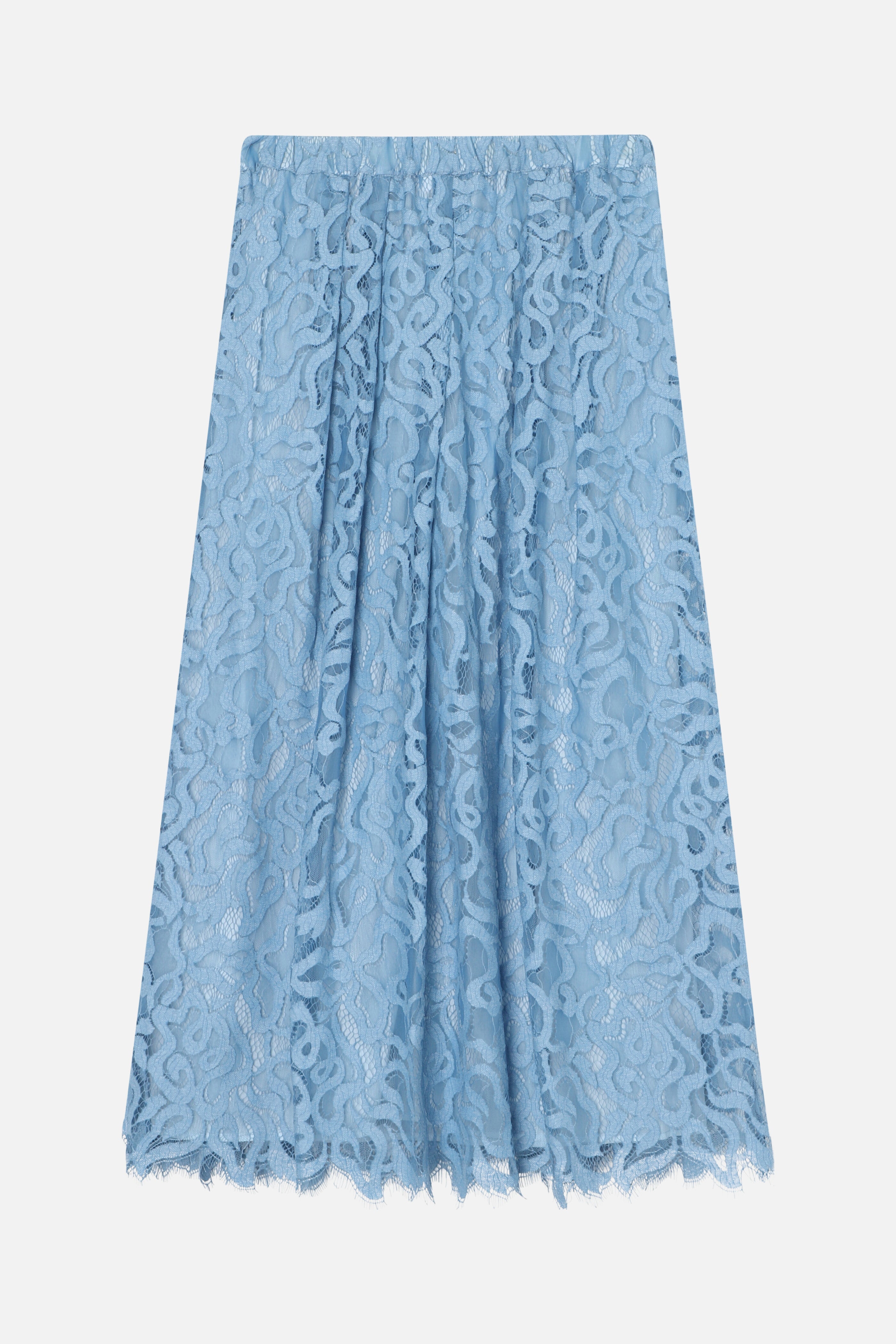Falda Larga Light Arabesque - Denim