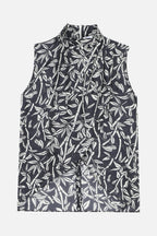 Top Cardi Bamboo - Charbon