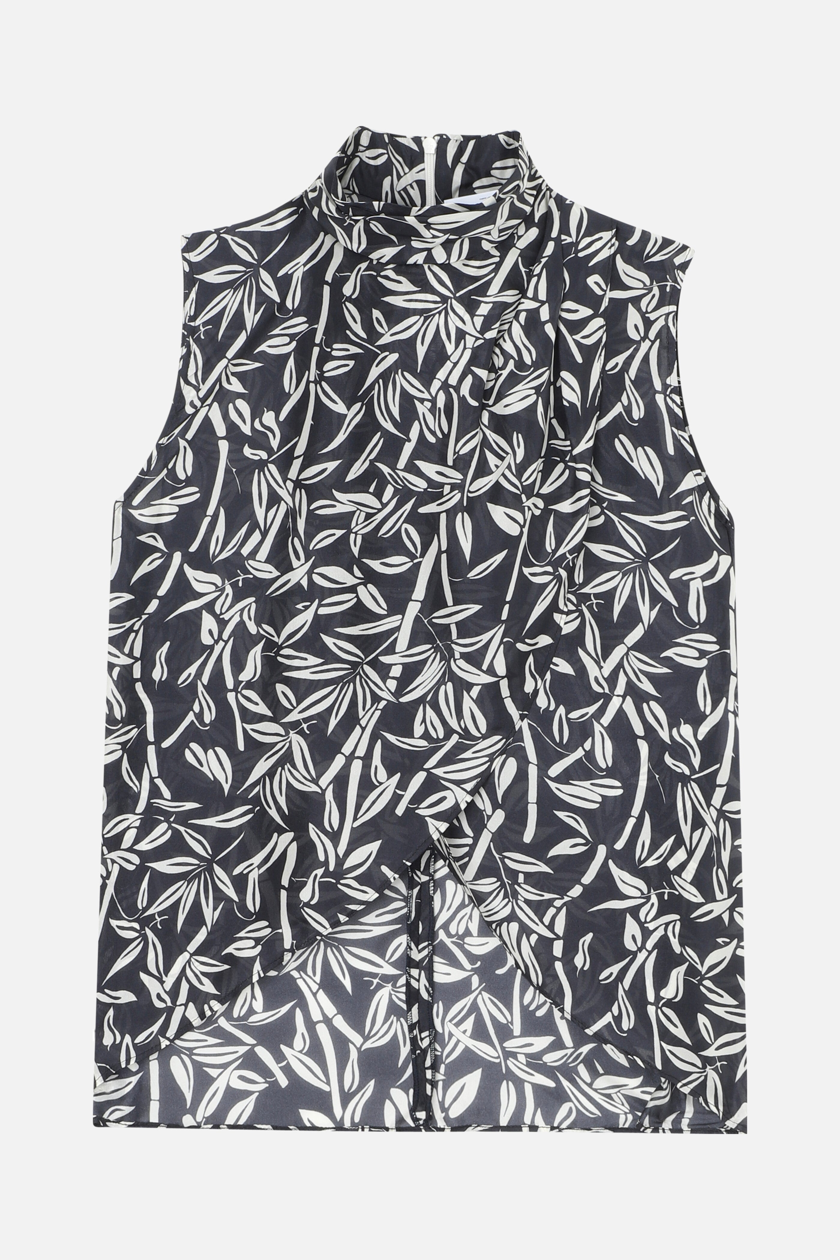 Top Cardi Bamboo - Charbon