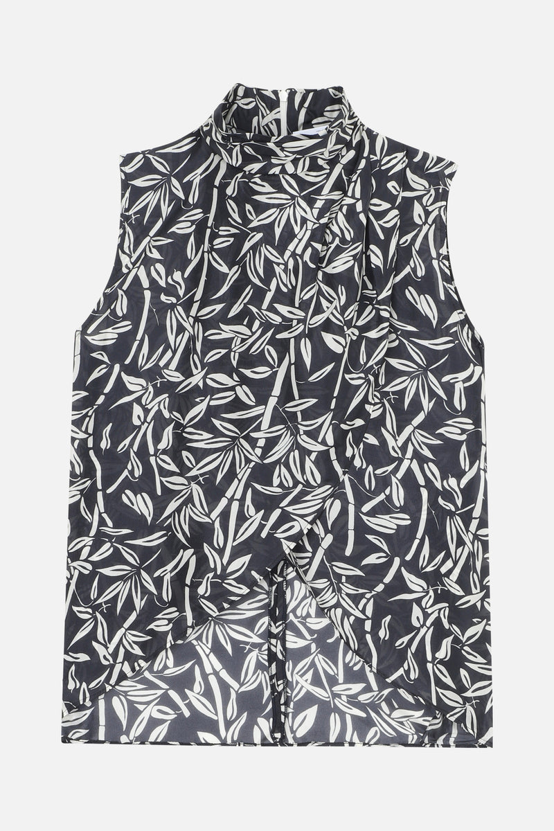 Top Cardi Bamboo - Charbon
