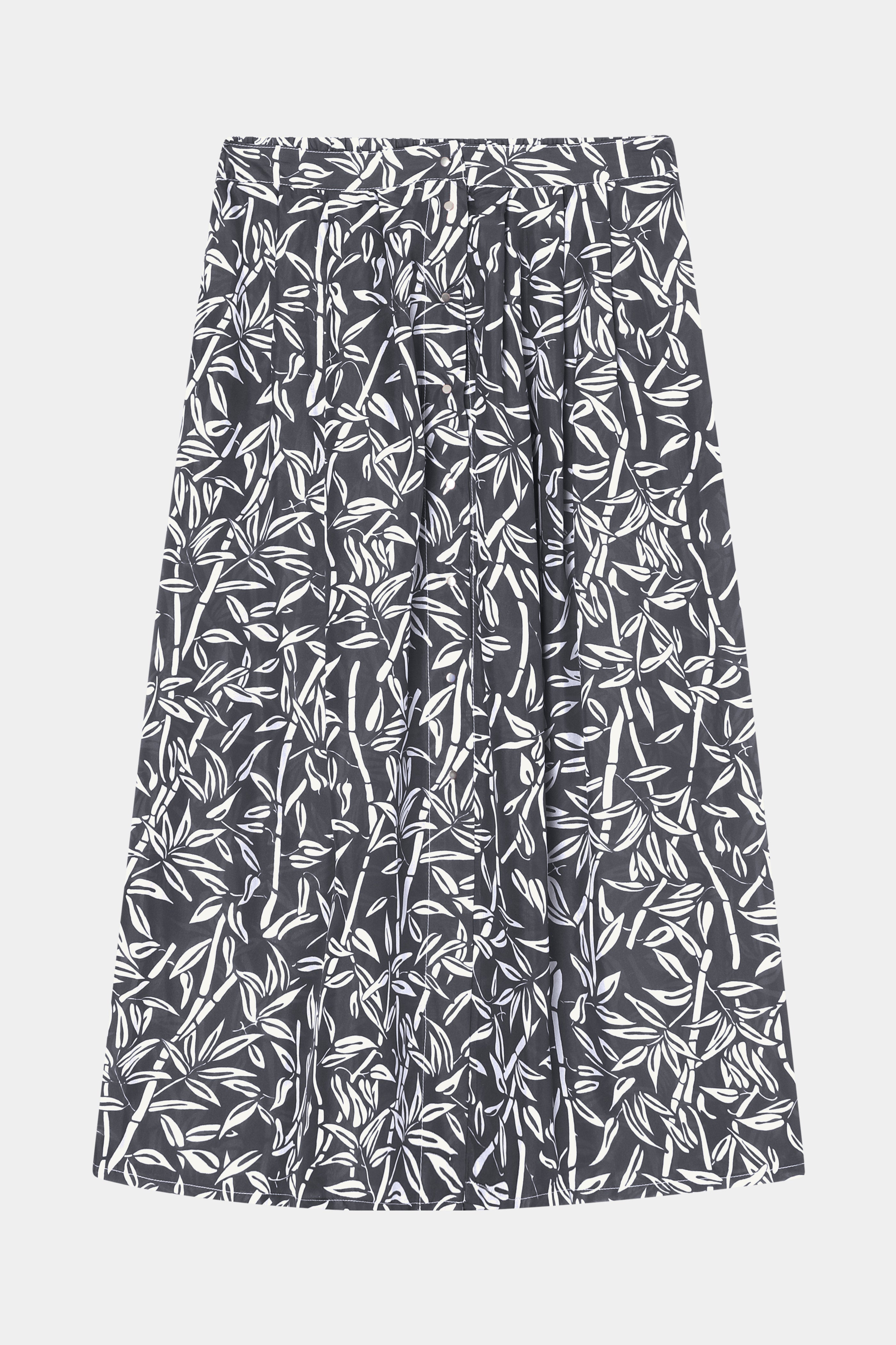 Mendes Light Bamboo Maxi Skirt - Charcoal