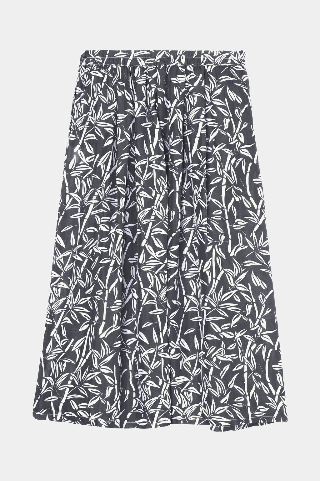 Mendes Light Bamboo Maxi Skirt - Charcoal