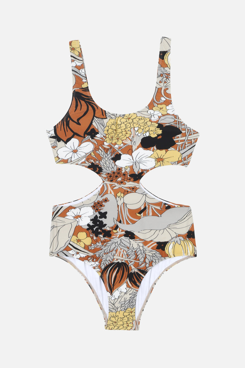 Maillot De Bain Billie Botanique - Caramel