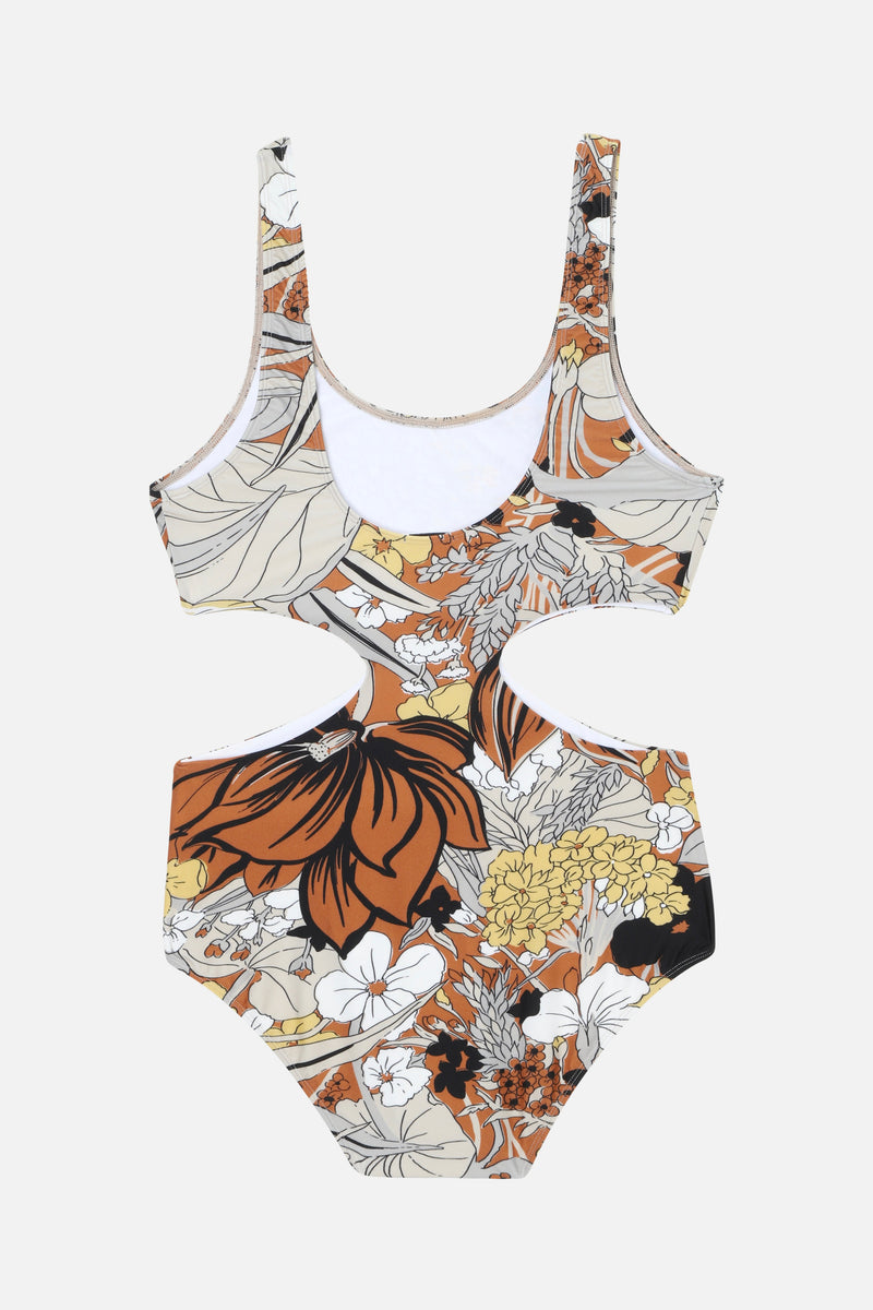 Maillot De Bain Billie Botanique - Caramel