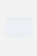 Clash Plumette Shorts - White