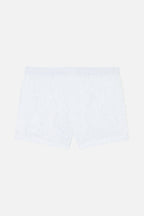Clash Plumette Shorts - White