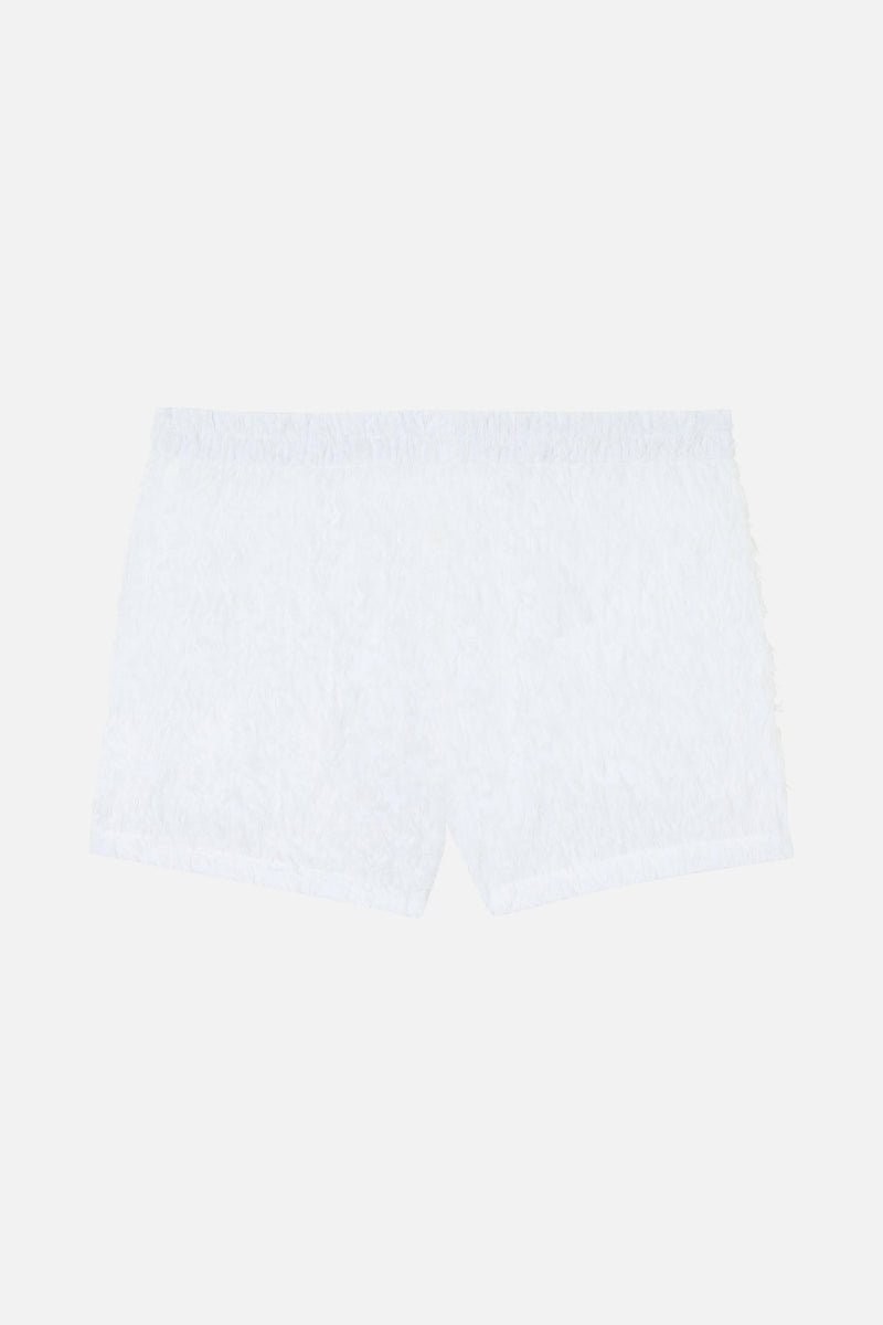 Short Clash Plumette - Blanc