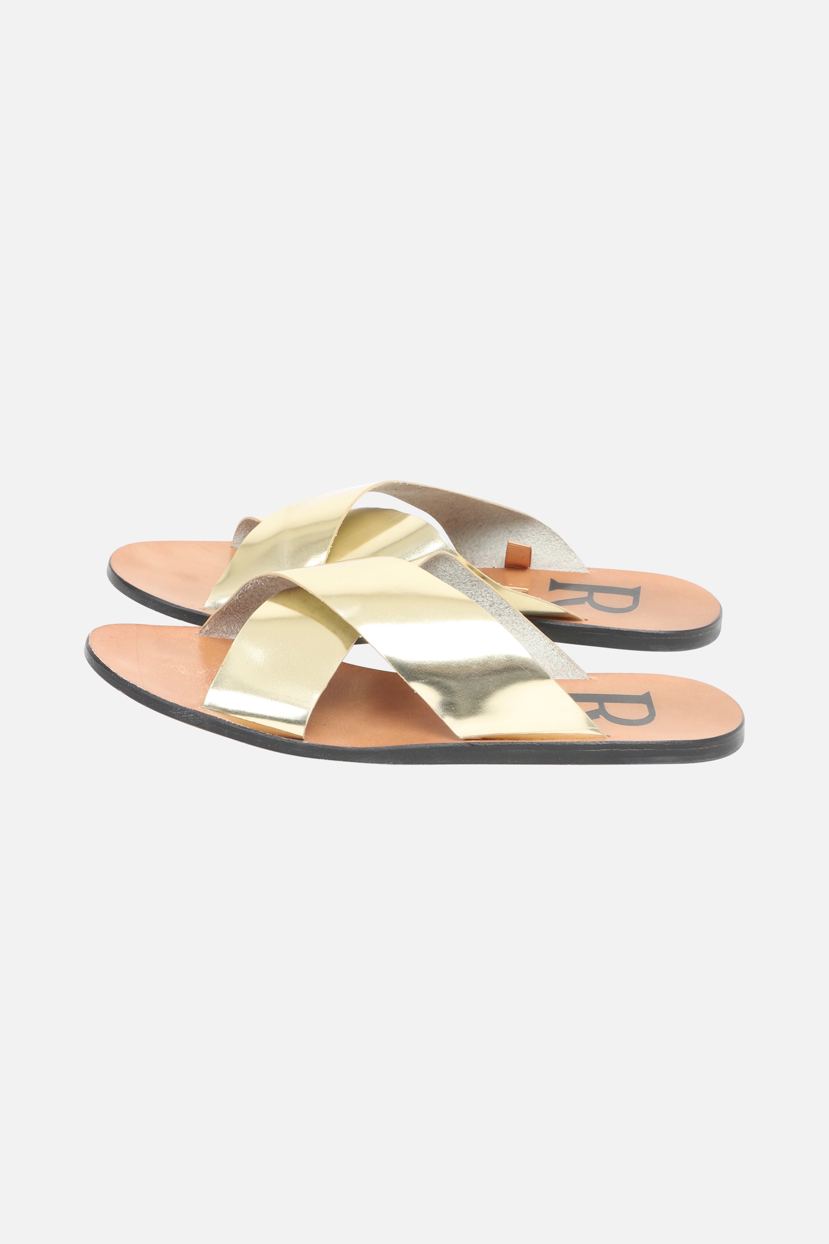 Ruban Sandals - Gold