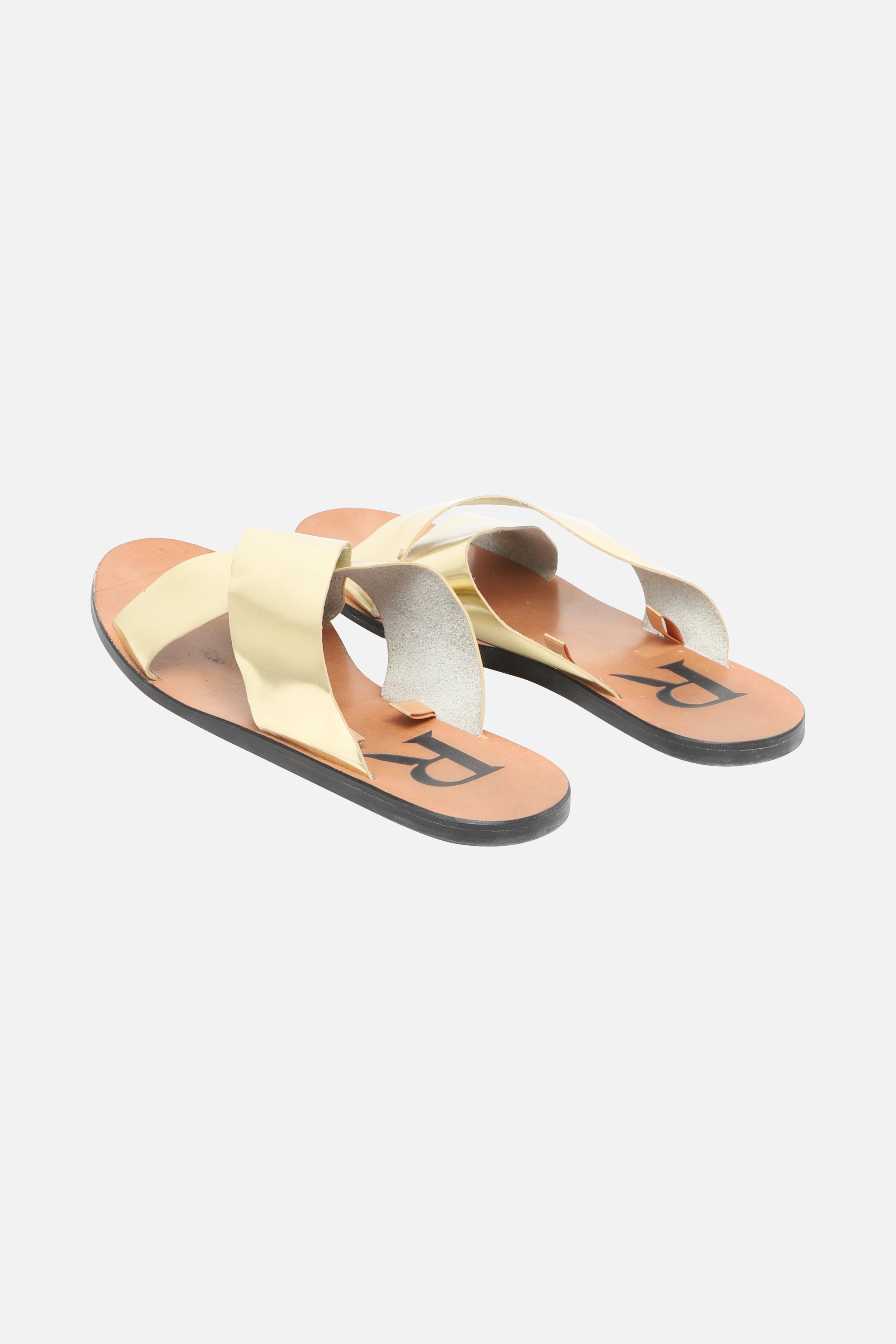 Ruban Sandals - Gold