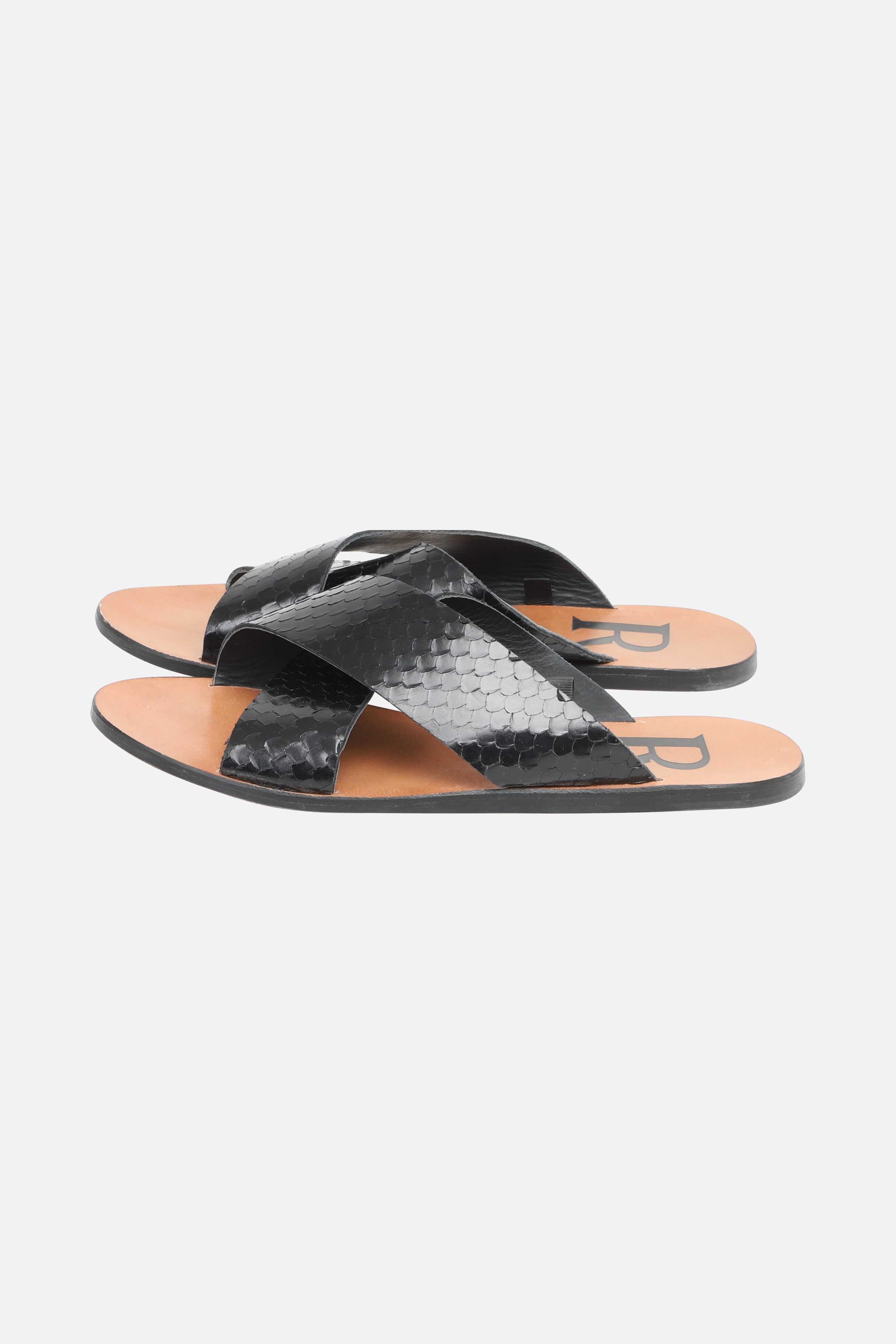Ruban Sandals - Black