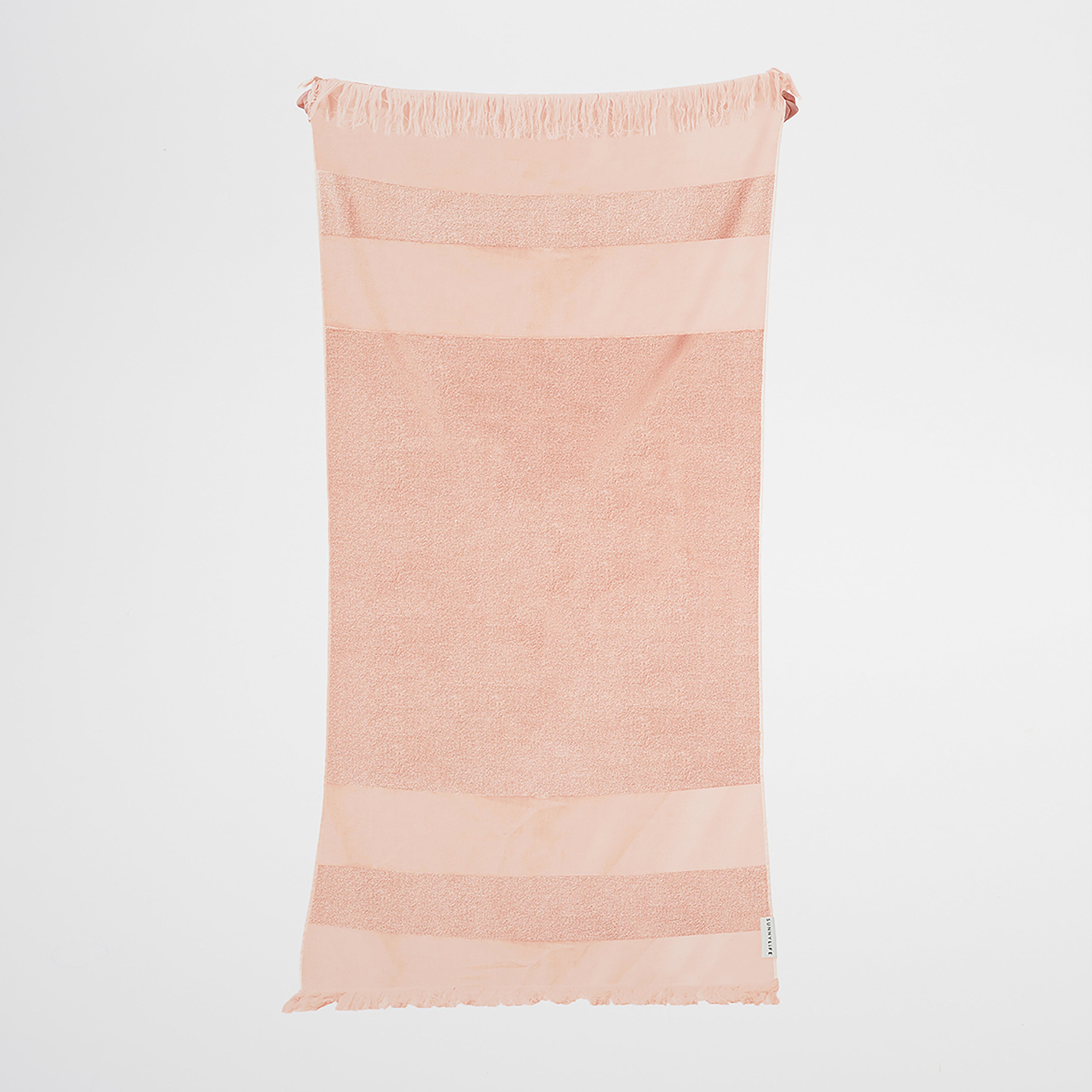 Serviette De Plage Summer Stripe - Saumon