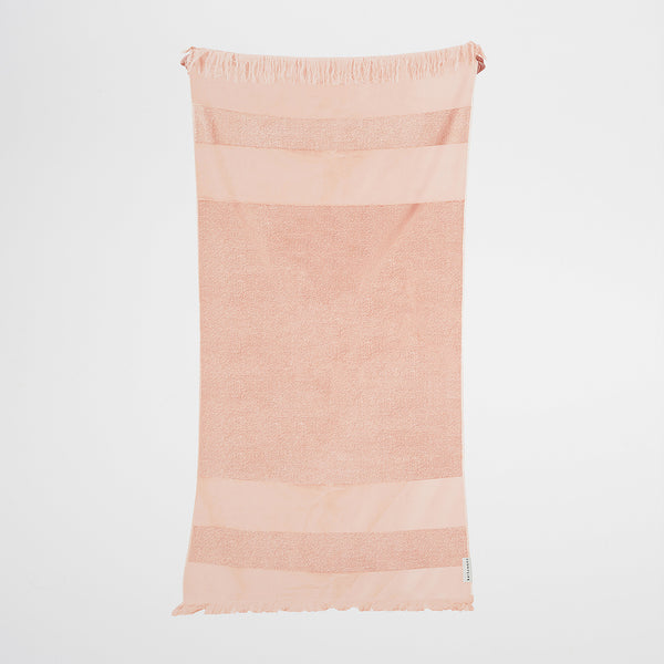 Toalla De Playa Summer Stripe - Salmón