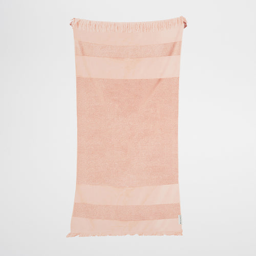 Serviette De Plage Summer Stripe - Saumon