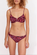 Boy Landscape Bikini Top - Pink
