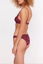 Boy Landscape Bikini Top - Pink