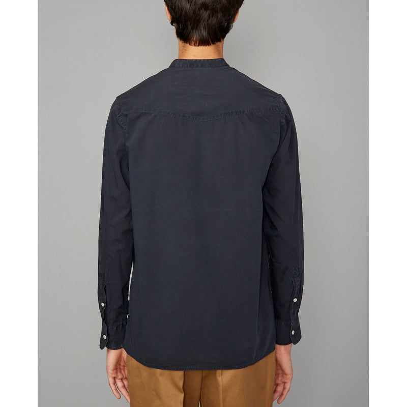 Chemise Gaston Washed Black Indaco - Black