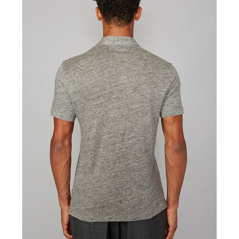 Tee Shirt Bruno Polo Heather Linen - Grey Heather