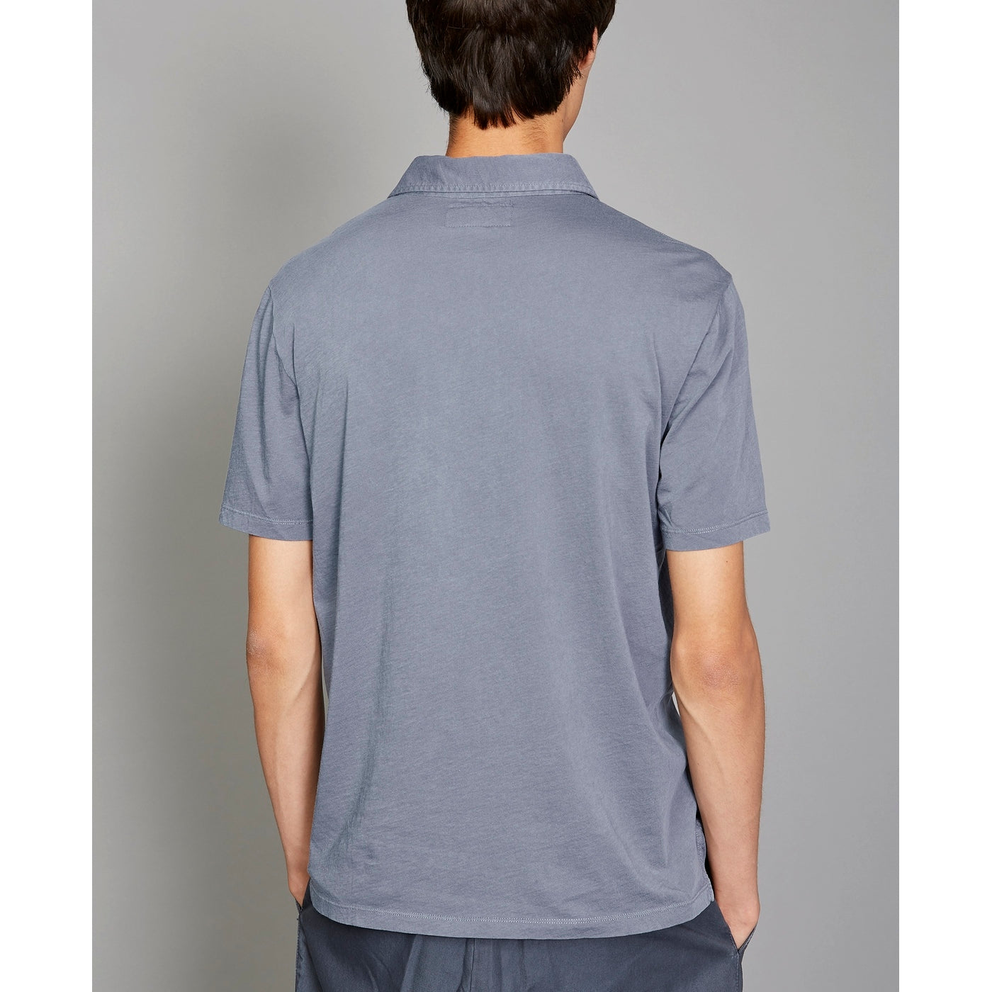 Button Down Polo Shirt - Atlantic Blue - Men