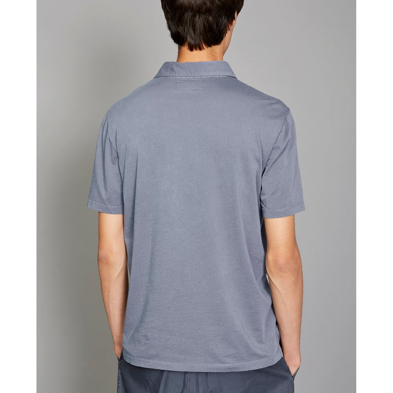 Button Down Polo Shirt - Atlantic Blue - Men
