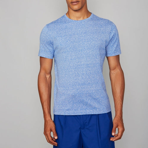 Men's T-Shirt - White/Blue