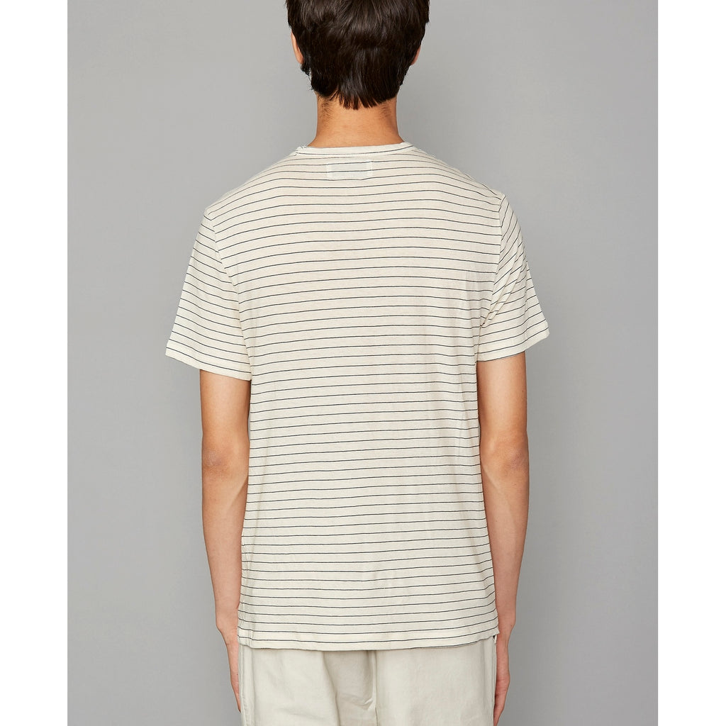 Camiseta - Crudo/Azul marino - Hombre