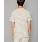 Camiseta - Crudo/Azul marino - Hombre