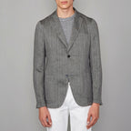 Tlg Veste Lightest Jkt Itl Li Hrringbne - Black/Grey