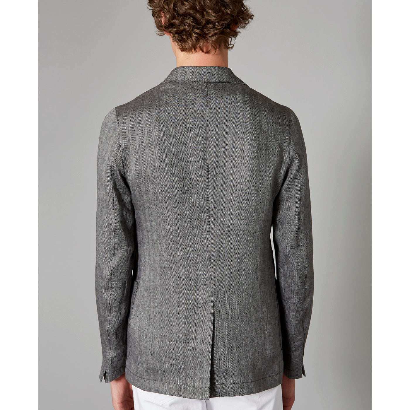 Tlg Veste Lightest Jkt Itl Li Hrringbne - Black/Grey