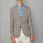Tlg Veste Lightest Jkt Cot Glenn Plaid - Brown