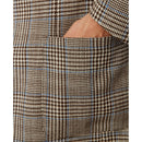 Tlg Veste Lightest Jkt Cot Glenn Plaid - Brown