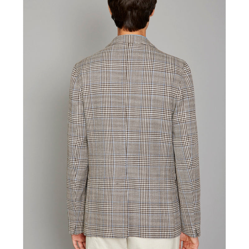 Tlg Veste Lightest Jkt Cot Glenn Plaid - Brown