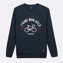 Sweat Col Rond Bleu Marine Darney - Homme