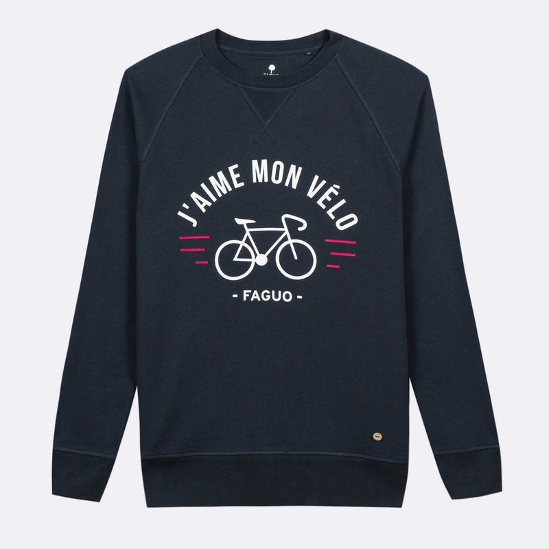 Sweat Col Rond Bleu Marine Darney - Homme