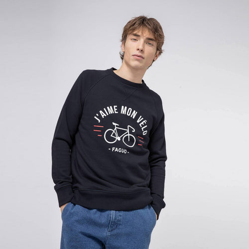 Sweat Col Rond Bleu Marine Darney - Homme