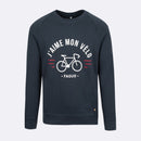 Sweat Col Rond Bleu Marine Darney - Homme