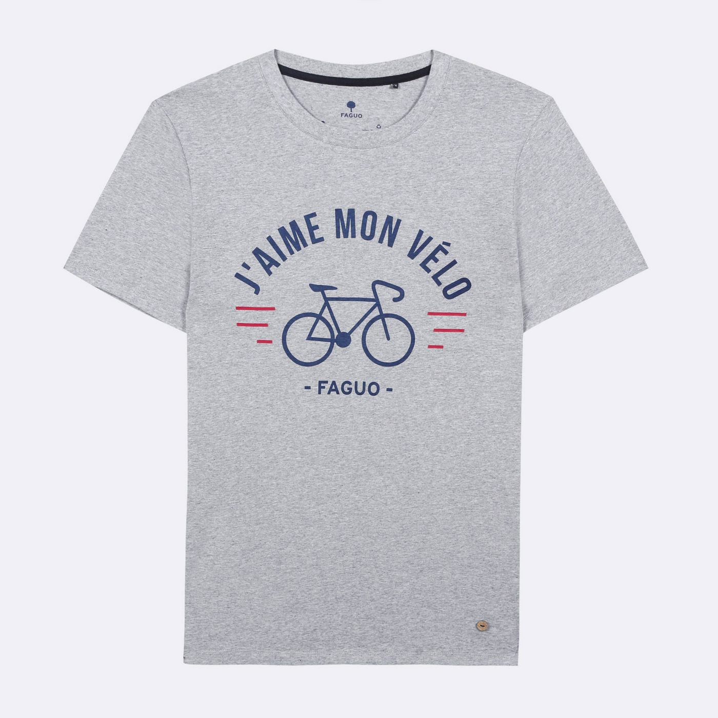 Camiseta Cuello Redondo Gris Arcy - Hombre