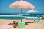 Parasol de Plage de Luxe Saumon