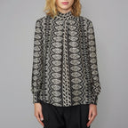 Gabrielle Shirt - Black/Ecru - Women's