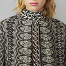 Gabrielle Shirt - Black/Ecru - Women's