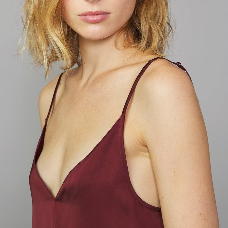 Florentine camisole - Burgundy - Women's