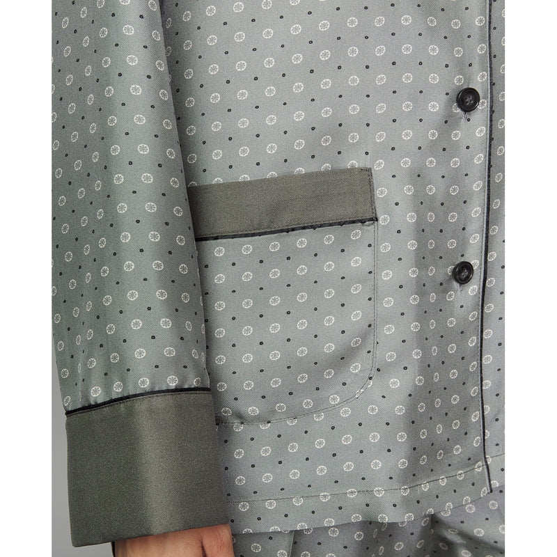Camisa Alana - Oliva polvoriento/Beige - Mujer