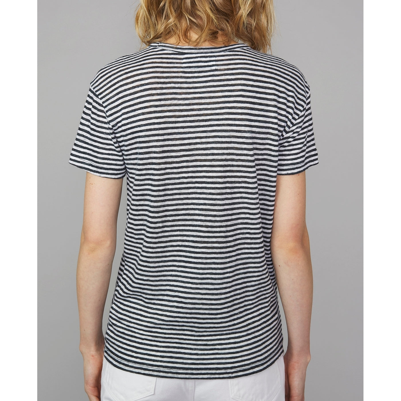 Camiseta Lara - Negro/Blanco - Mujer