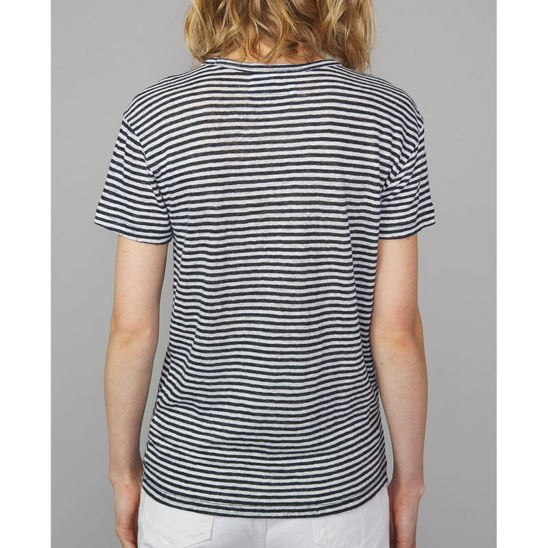 Camiseta Lara - Negro/Blanco - Mujer