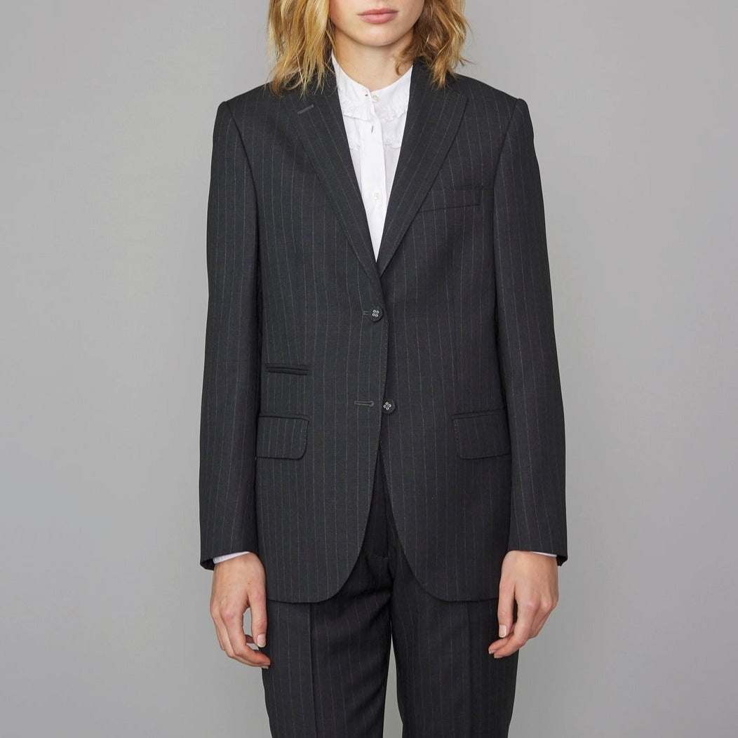 Charlene Jacket - Grey/Ecru - Women's