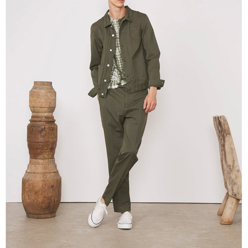 Chino Owen  Itl Pgmt Dye Co Twill - Lichene