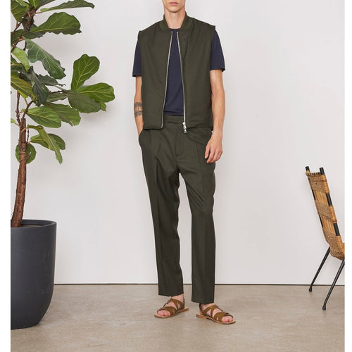 Blouson Dave Jkt Itl Fresco Wool - Olive