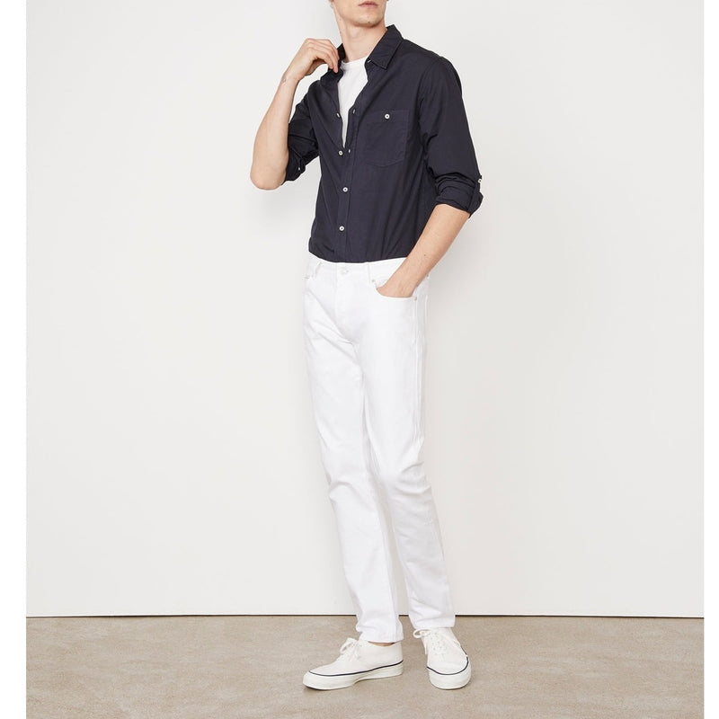 Chemise Younes Pgmt Dyed Cotton Poplin - Black