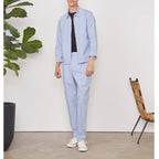 Chemise Aymeric Itl Pie Dye Co Poplin - Baby Blue